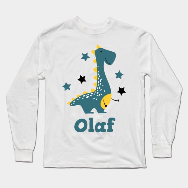 Olaf name Long Sleeve T-Shirt by LeonAd